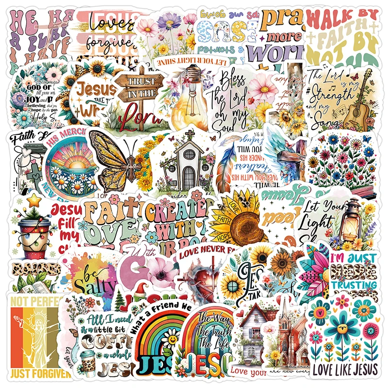 Kids Toys Quotes - 50 autocollants graffiti colorés avec des