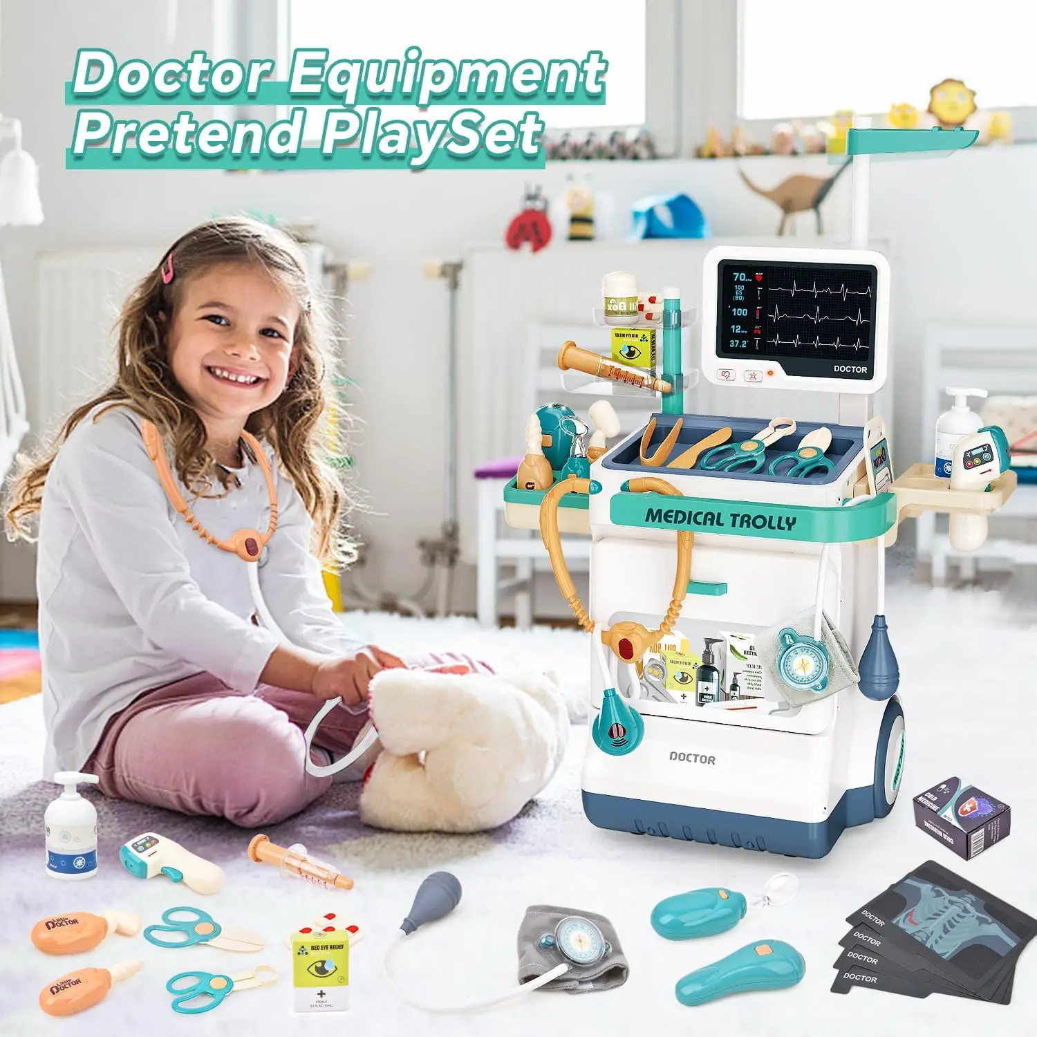 Kids Xray Toys - Kit médical pour enfants, jouet, jeu