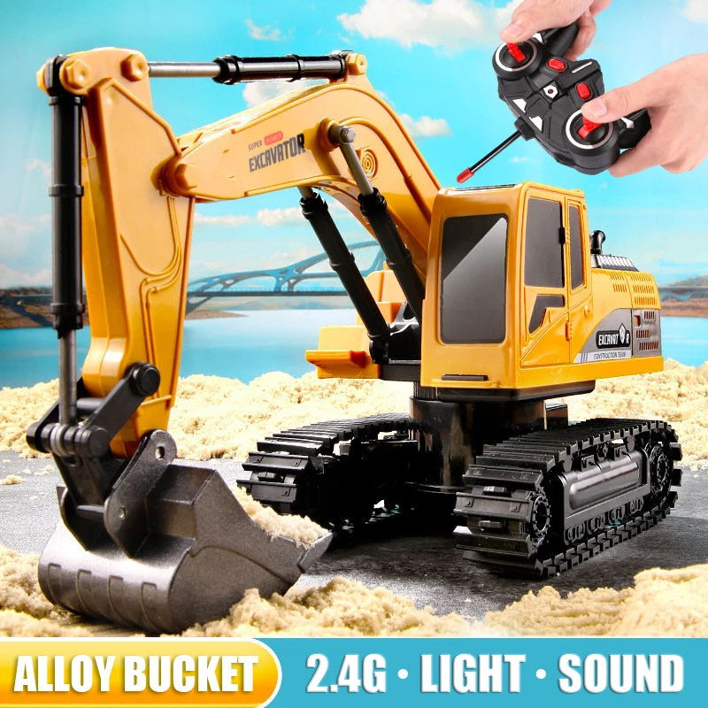 Kids' Toys Channel - Excavatrice RC 2,4 GHz 6 canaux