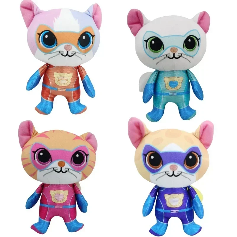 Kids Toys Yellow - 4 pièces Super Kitties équipe Anime