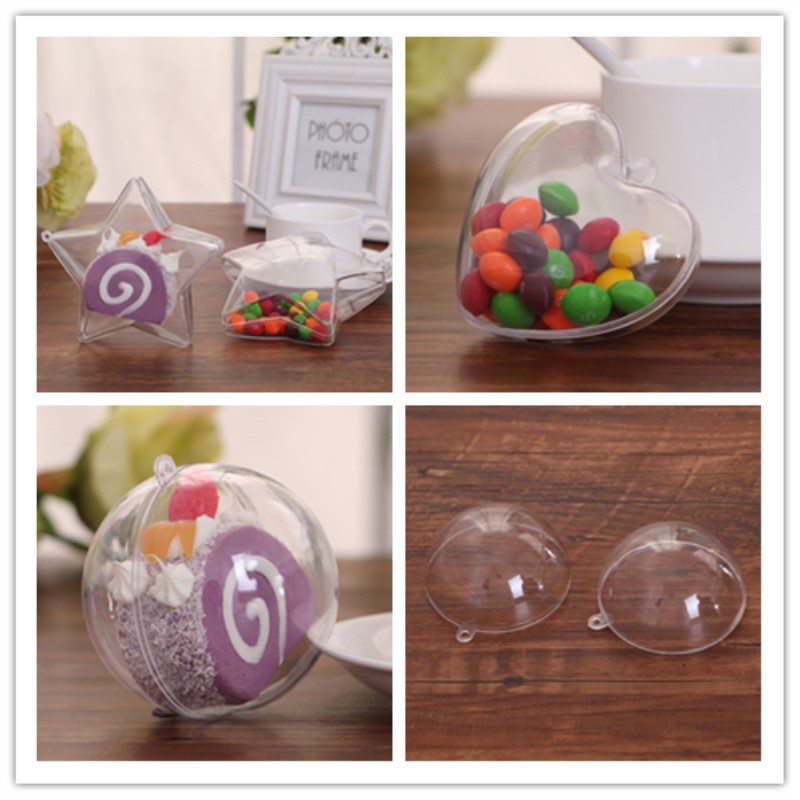 Kids Toys Vending Machine - Boule transparente vide en plastique, 20