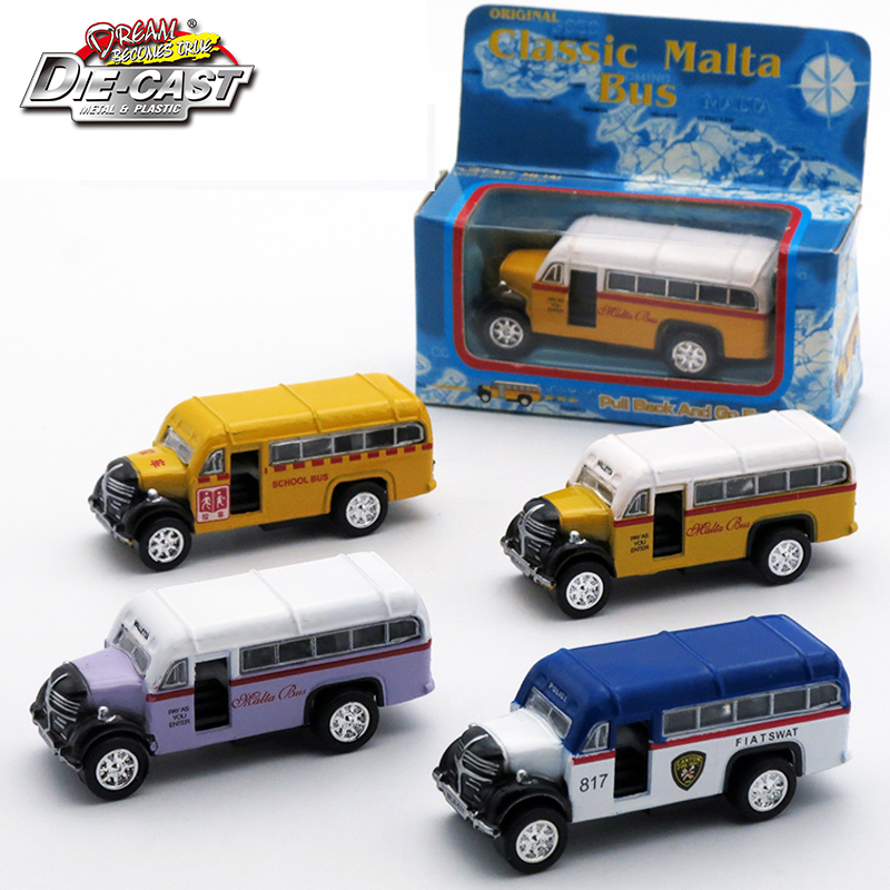 Kids Toys Malta - Mini bus de Malte classique moulé