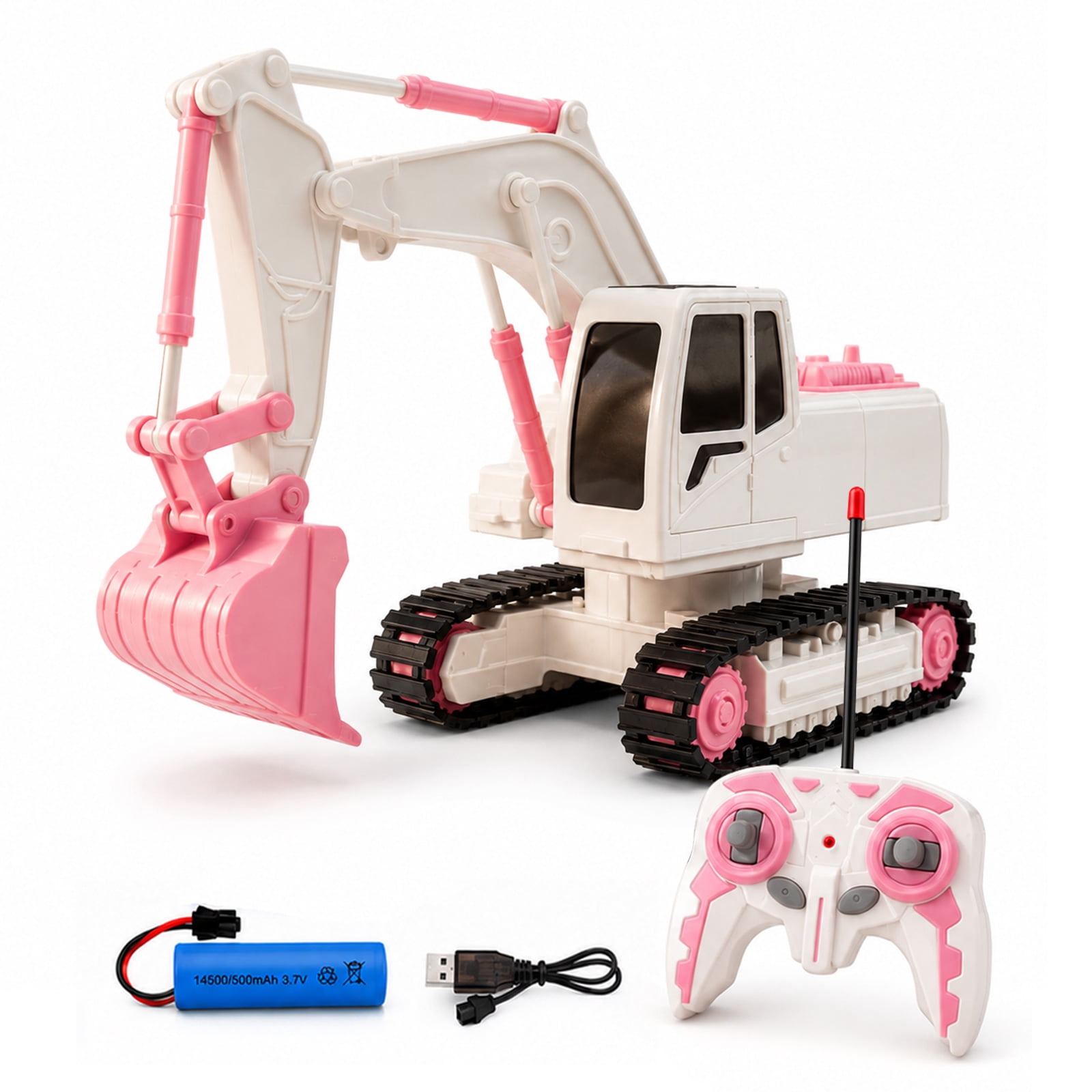 Kids' Toys Channel - Jouet excavateur télécommandé RC, véhicule de