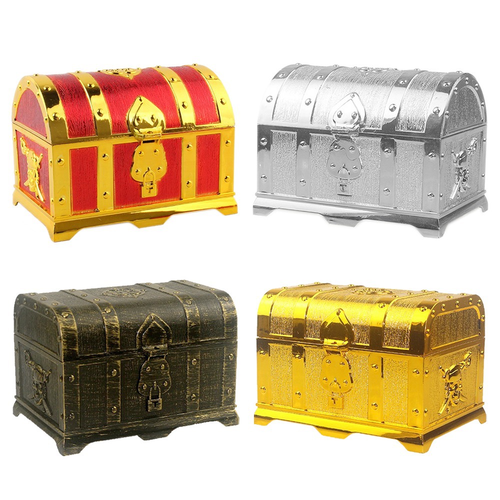 Kids Toys Vintage - Coffre au trésor Pirate, décoration de