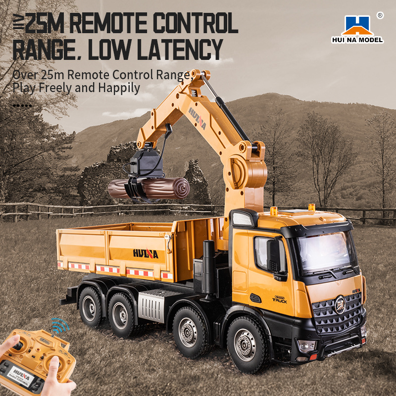 Kids' Toys Channel - Huina 1538 RC camion à benne