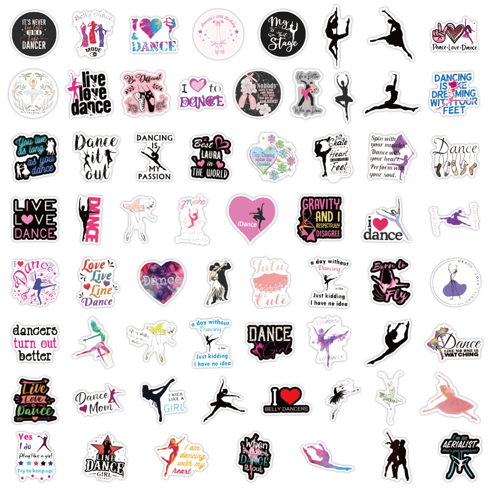 60 autocollants de danse sans  - Kids Toys Quotes avis et prix