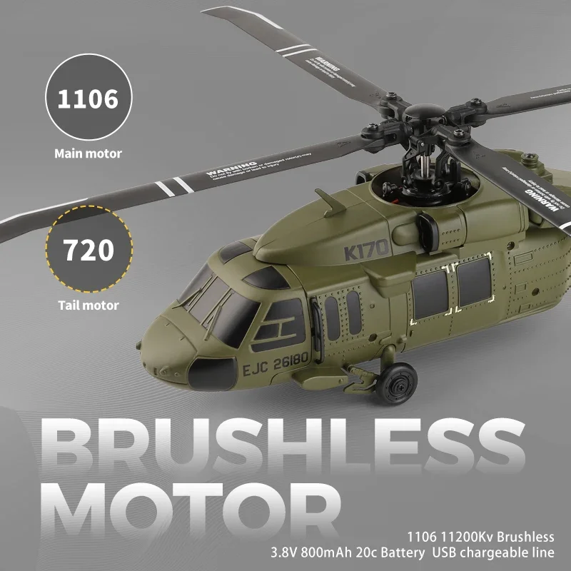 K170 RC hélicoptère UH-60L 4 c - Kids' Toys Channel avis et prix
