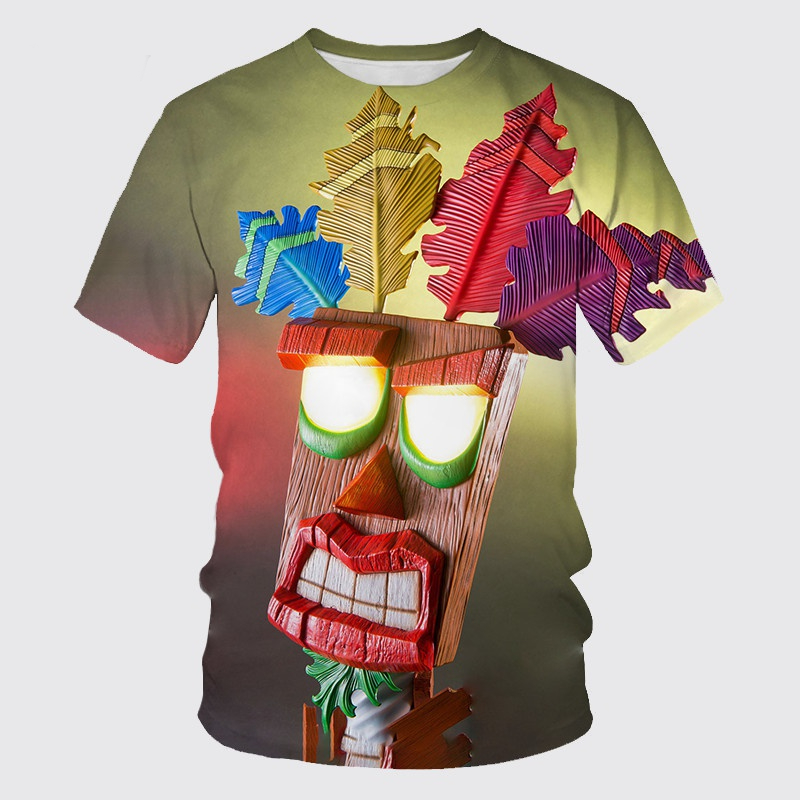 T-shirt imprimé rétro Crash Ba - Kids Toys Vintage avis et prix