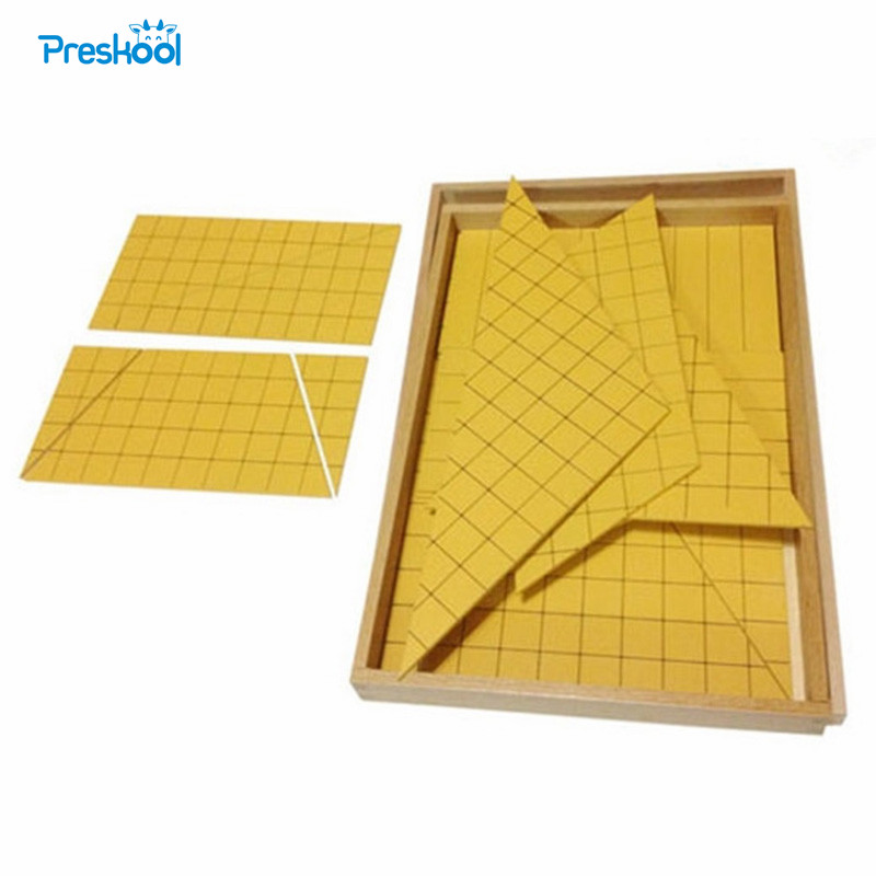 Triangles en bois jaune Montes - Kids Toys Yellow avis et prix