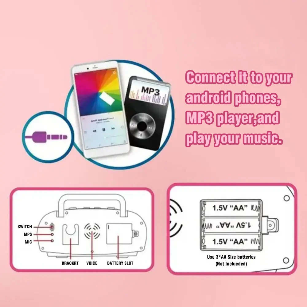 Instrument de musique Micropho - Kids Microphone Karaoke avis et prix