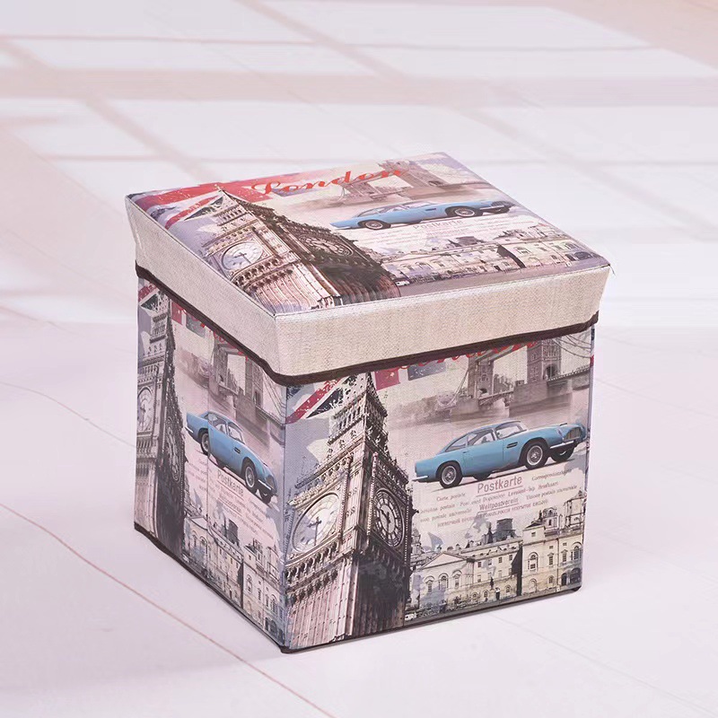 Boîte de rangement pliante imp - Kids Toys Vintage avis et prix