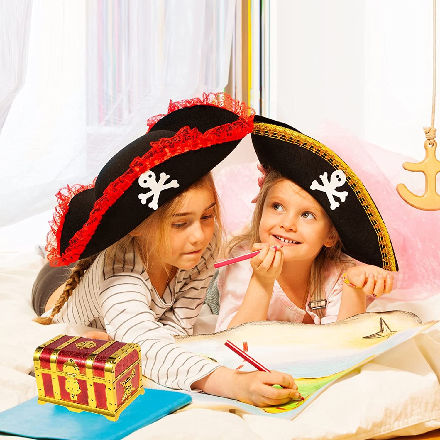 Coffre au trésor Pirate, décor - Kids Toys Vintage avis et prix